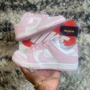 Pink Corduroy (W) Nike Dunk Low